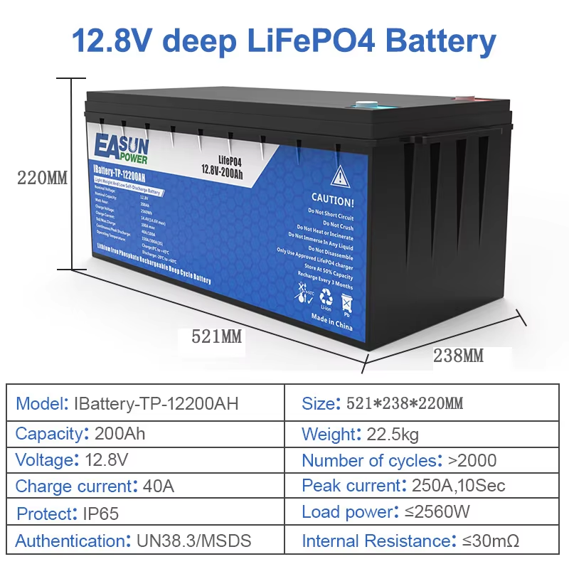 EASUN Power LiFePO4 Battery 10 - Grid Tie Inverter Limiter 2000W 评论和价格
