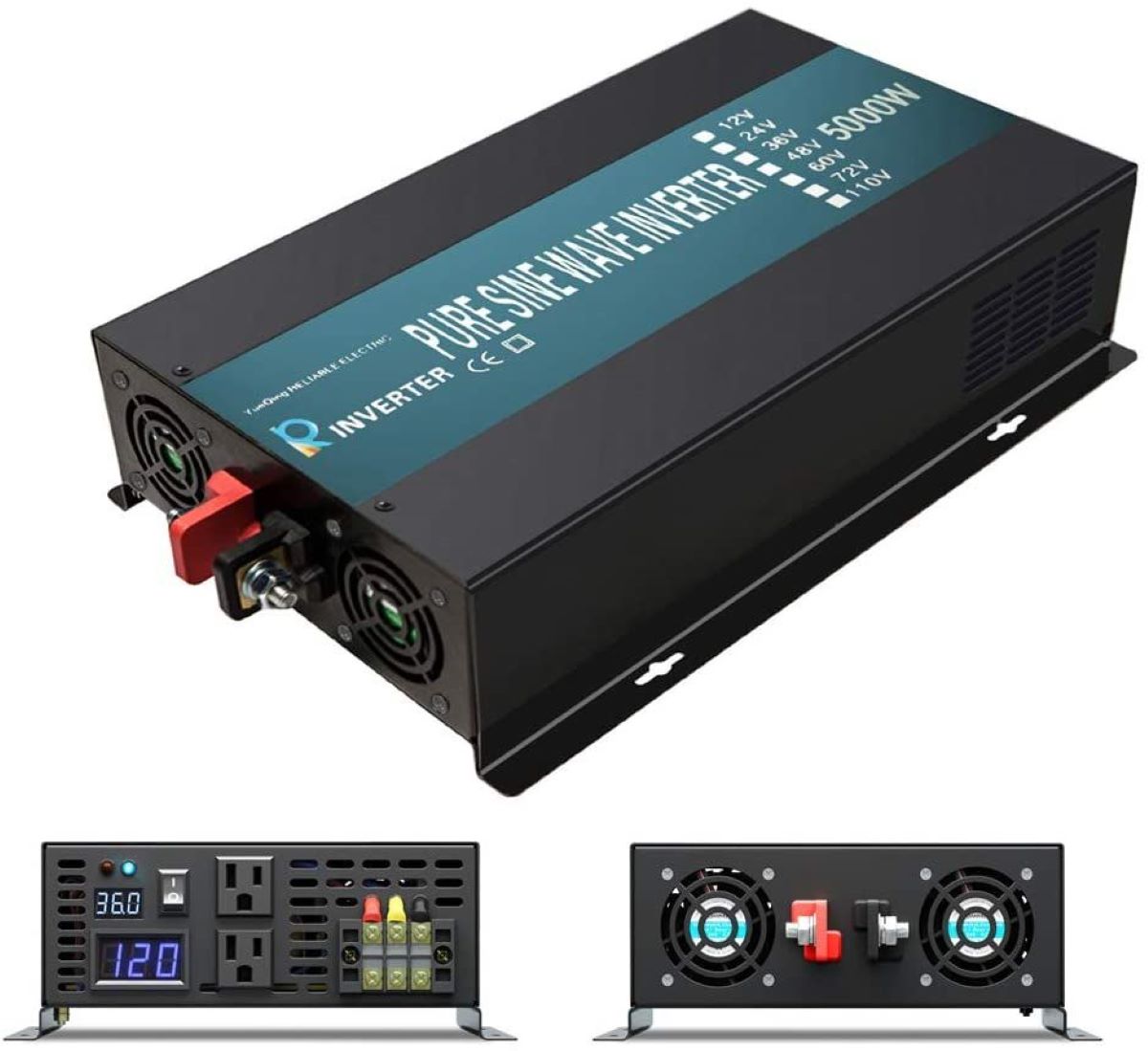 Off Grid Pure Sine Wave Solar  - Pure Sine Wave Inverter 5000W 48V 220V 评论和价格