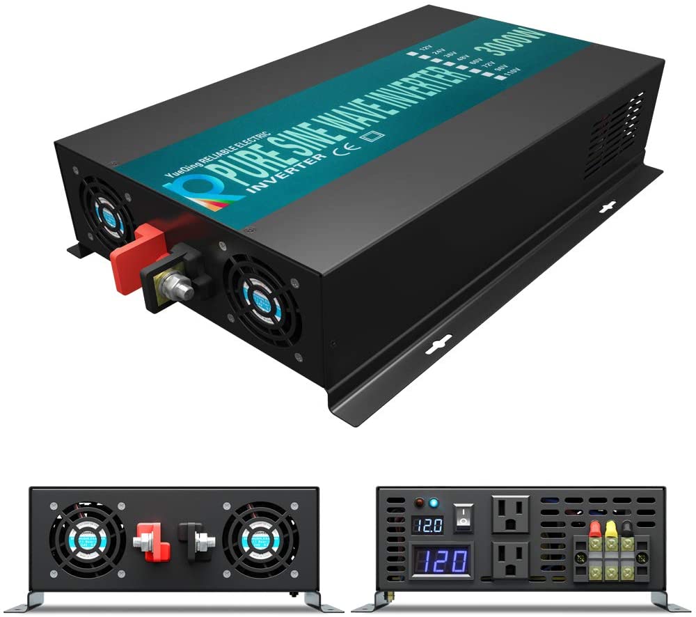 Pure Sine Wave Inverter 3000W  - Inverter Pure Sine Wave 60Hz 120V 3000W 评论和价格