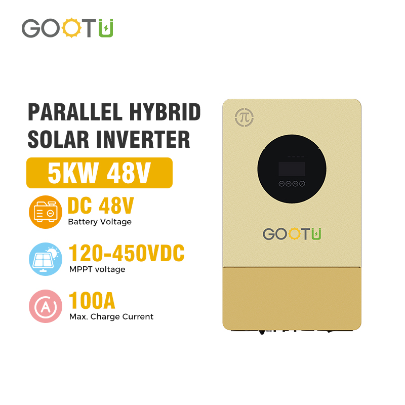 Gootu New 48V Hybrid Solar Inv - Parallel Solar Inverter 48V 5000W Mppt 评论和价格