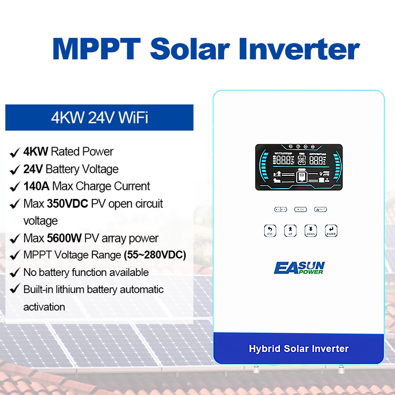 EASUN POWER 4000W 24V Off Grid - Grid Tie Inverter Limiter 2000W 评论和价格