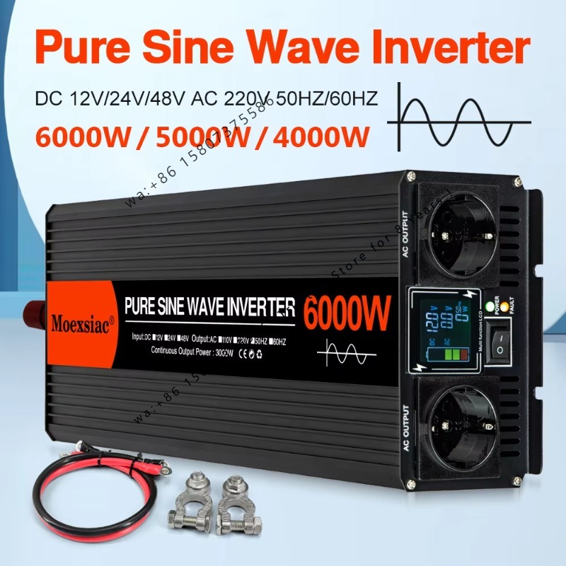 Moexsiac Pure Sine Wave Solar  - Pure Sine Wave Inverter 5000W 48V 220V 评论和价格