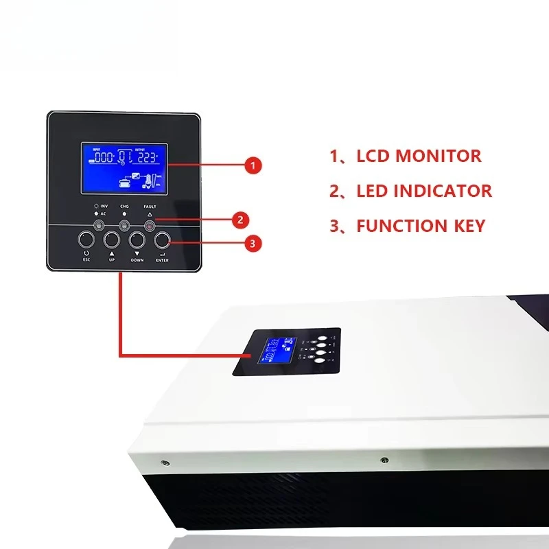 5000W 5600W Hybrid Solar Inver - Parallel Solar Inverter 48V 5000W Mppt 评论和价格