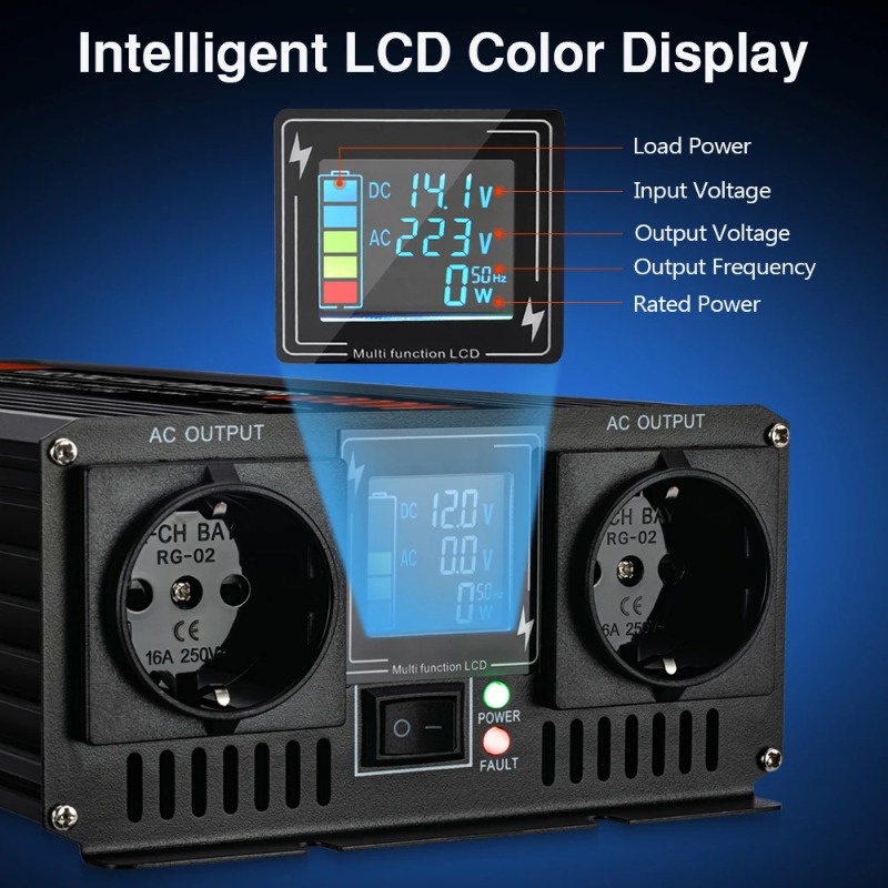 Pure Sine Wave Solar Inverter  - Pure Sine Wave Inverter 5000W 48V 220V 评论和价格