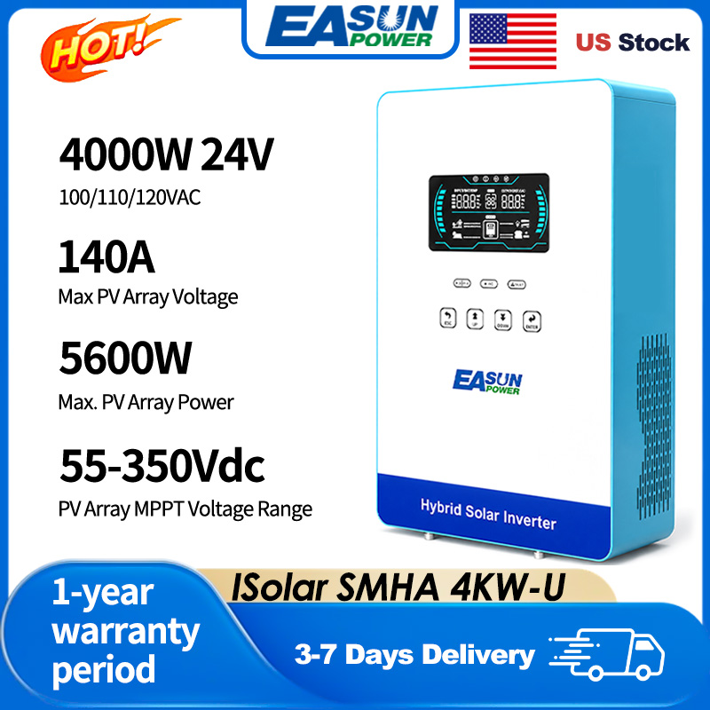 EASUN POWER 4KW 110V Off Grid  - Grid Tie Inverter Limiter 2000W 评论和价格