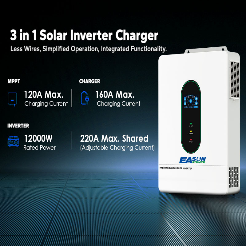 EASUN US 12KW 12000W Split Pha - Grid Tie Inverter Limiter 2000W 评论和价格