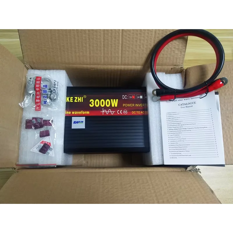 CHKJ Easun 12v 24V 48V DC to A - Pure Sine Wave Inverter 5000W 48V 220V 评论和价格
