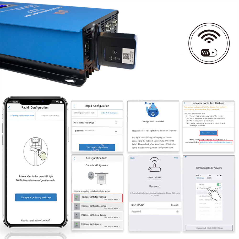 1000W 2000W Wind MPPT Power On - Grid Tie Inverter Limiter 2000W 评论和价格