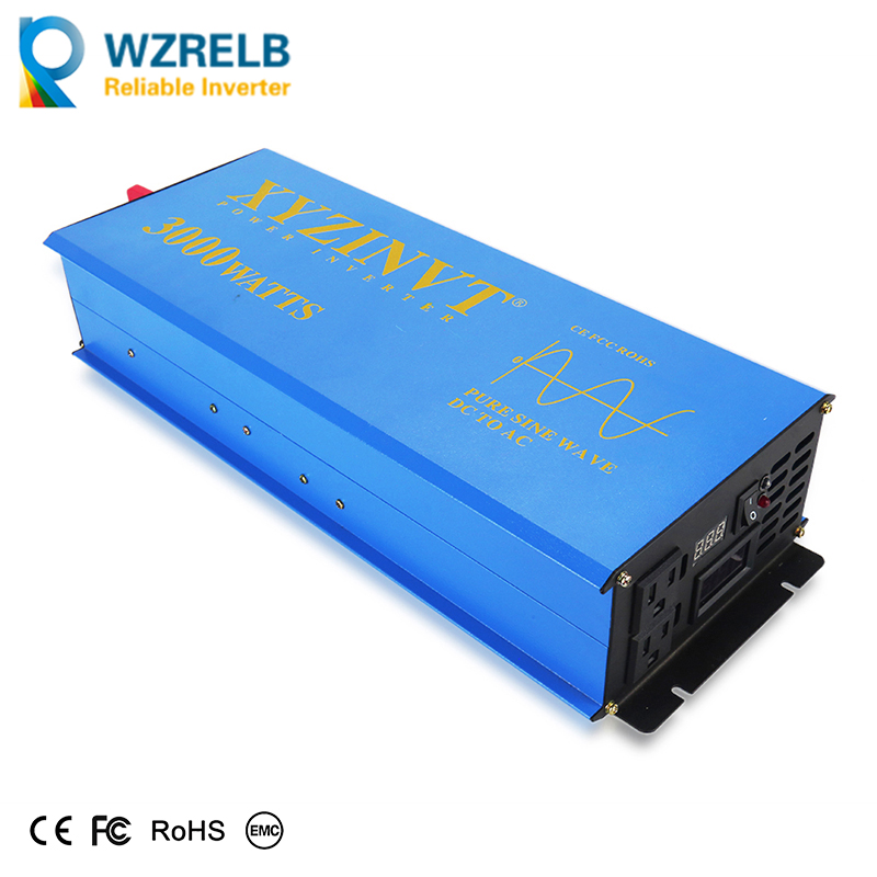 3000W Solar Power Inverter 24V - Inverter Pure Sine Wave 60Hz 120V 3000W 评论和价格