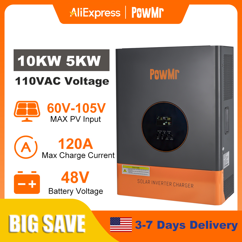 PowMr 10KW 5KW Split Phase Inv - Split Phase Inverter 10Kw 110V 220V 评论和价格